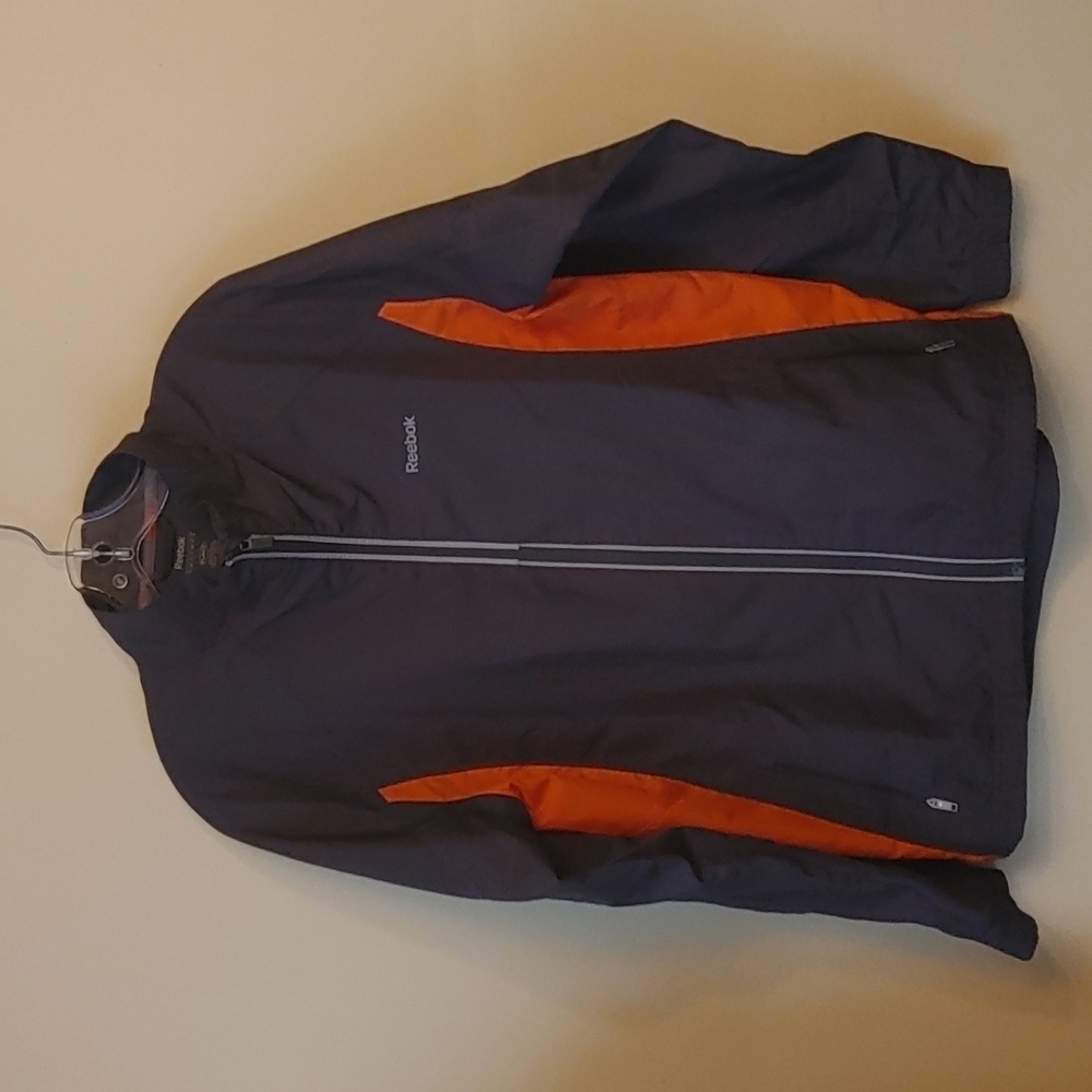 Reebok Spring jacket waterproof breathable size Small gray/orange